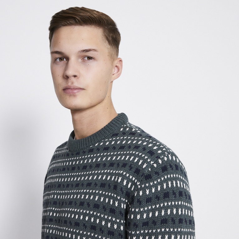 Pattern knit sweater "Felize"